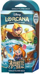 Lorcana TCG: Azurite Sea Starter Deck - Emerald &amp; Sapphire