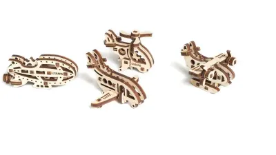 U-Fidgets-Aircrafts. Set of 4 models