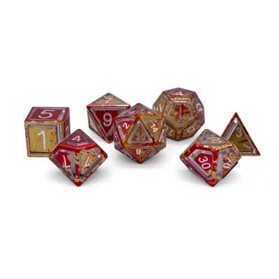 RPG Dice Set (7): Norse Foundry: Phoenic Tears Nimbus Dice
