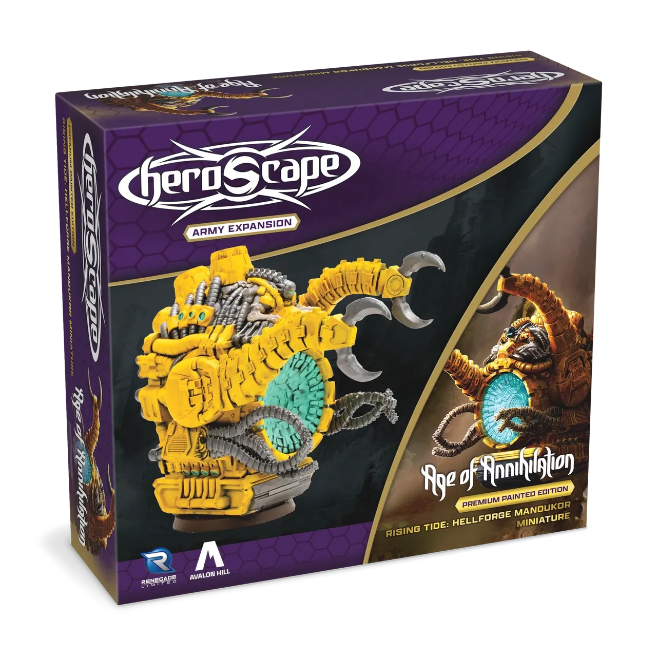 Heroscape: Rising Tide – Hellforge Mandukor Army Expansion Premium Painted Edition