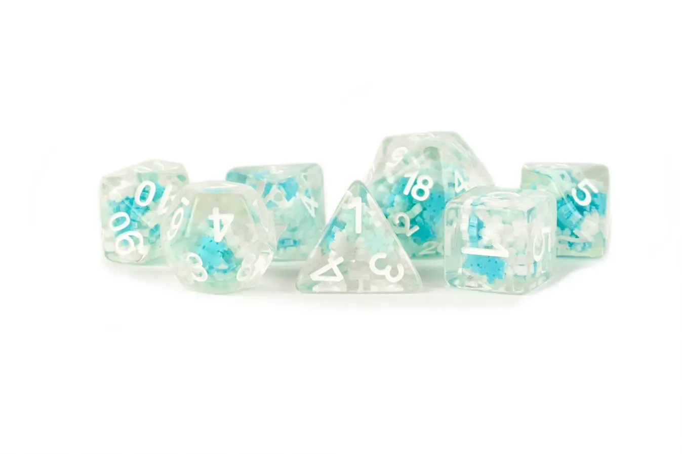 New 13 Inclusion Dice Resin: Snowflake