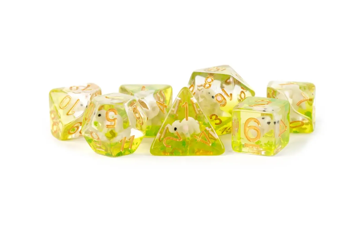 New 13 Inclusion Dice Resin: Elephant