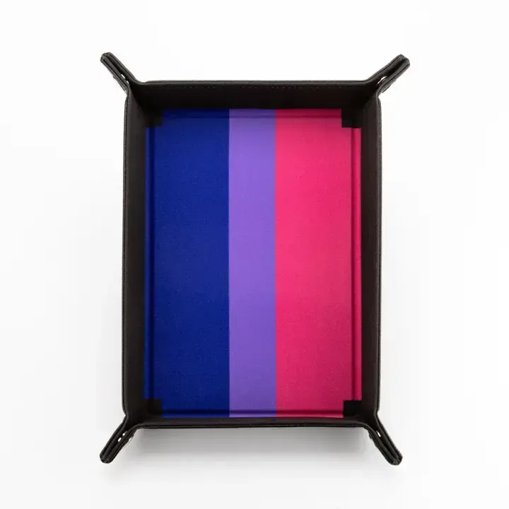 Pride Flag Dice Trays: Bisexual Flag