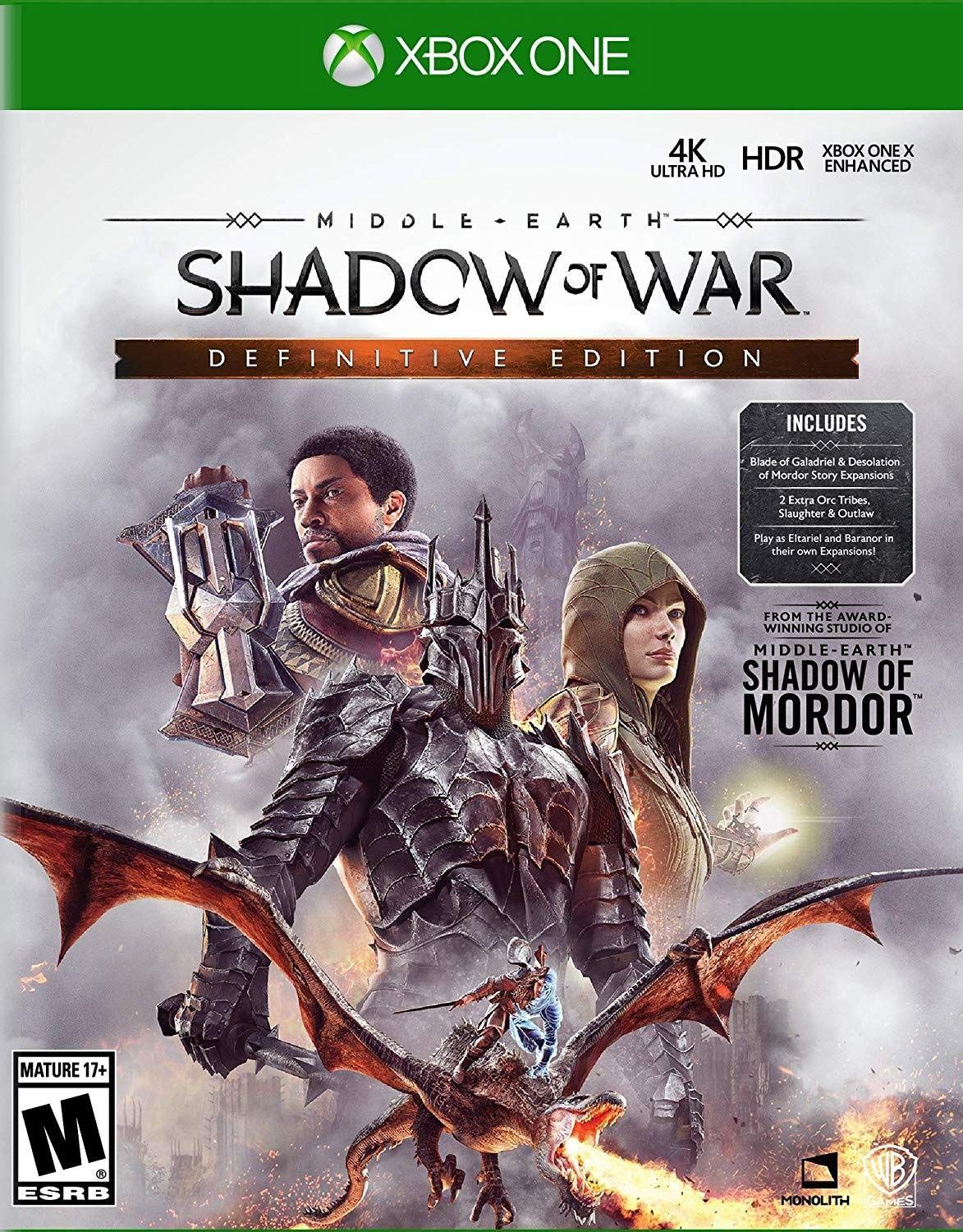 Middle Earth: Shadow Of War [Definitive Edition] CIB