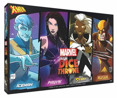 Dice Throne: Marvel X-Men Box 1 Fighters (Iceman, Psylocke, Storm, and Wolverine)