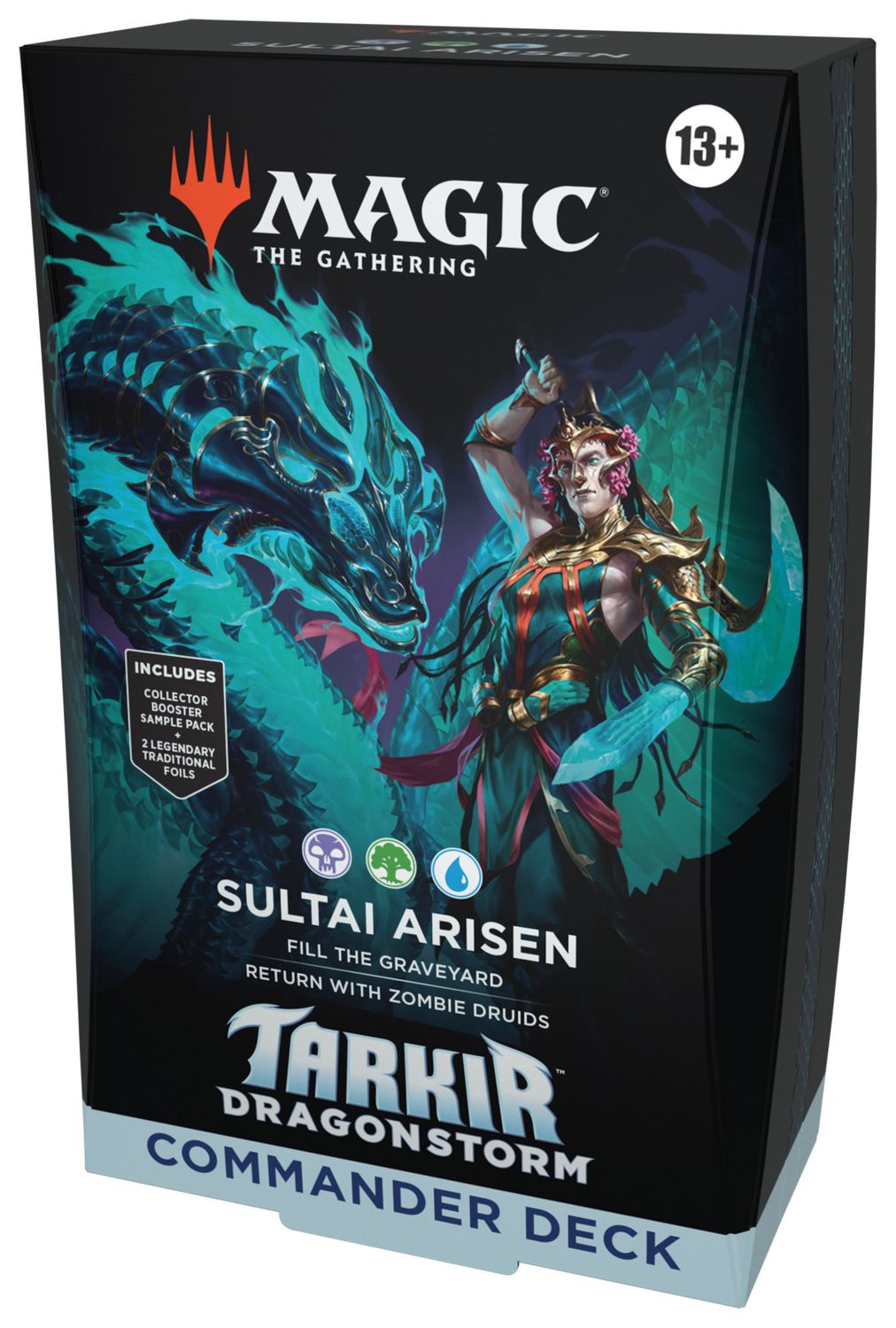 Magic the Gathering CCG: Tarkir Dragonstorm Commander - Sultai Arisen (Black-Green-Blue)