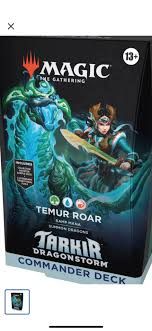 Magic the Gathering CCG: Tarkir Dragonstorm Commander - Temur Roar (Green-Blue-Red)