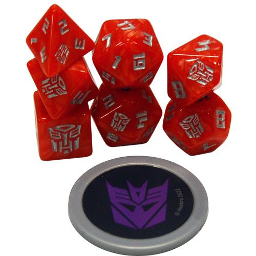 RPG Dice Set: Transformers Set (8)