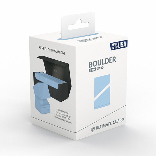 Ultimate Guard Deck Case Boulder 100+: Solid Baby Blue
