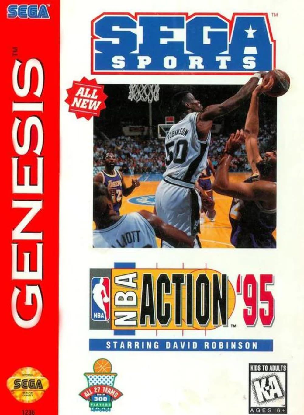 NBA Action &#39;95 starring David Robinson Loose