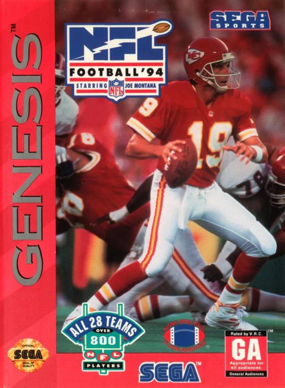 NFL Football &#39;94 Starring Joe Montana Loose