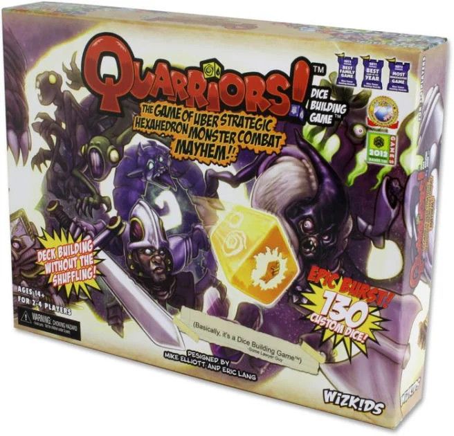 Quarriors!: Dice Building Game Set-up Box + Quarmageddon Expansion (Pre Loved)