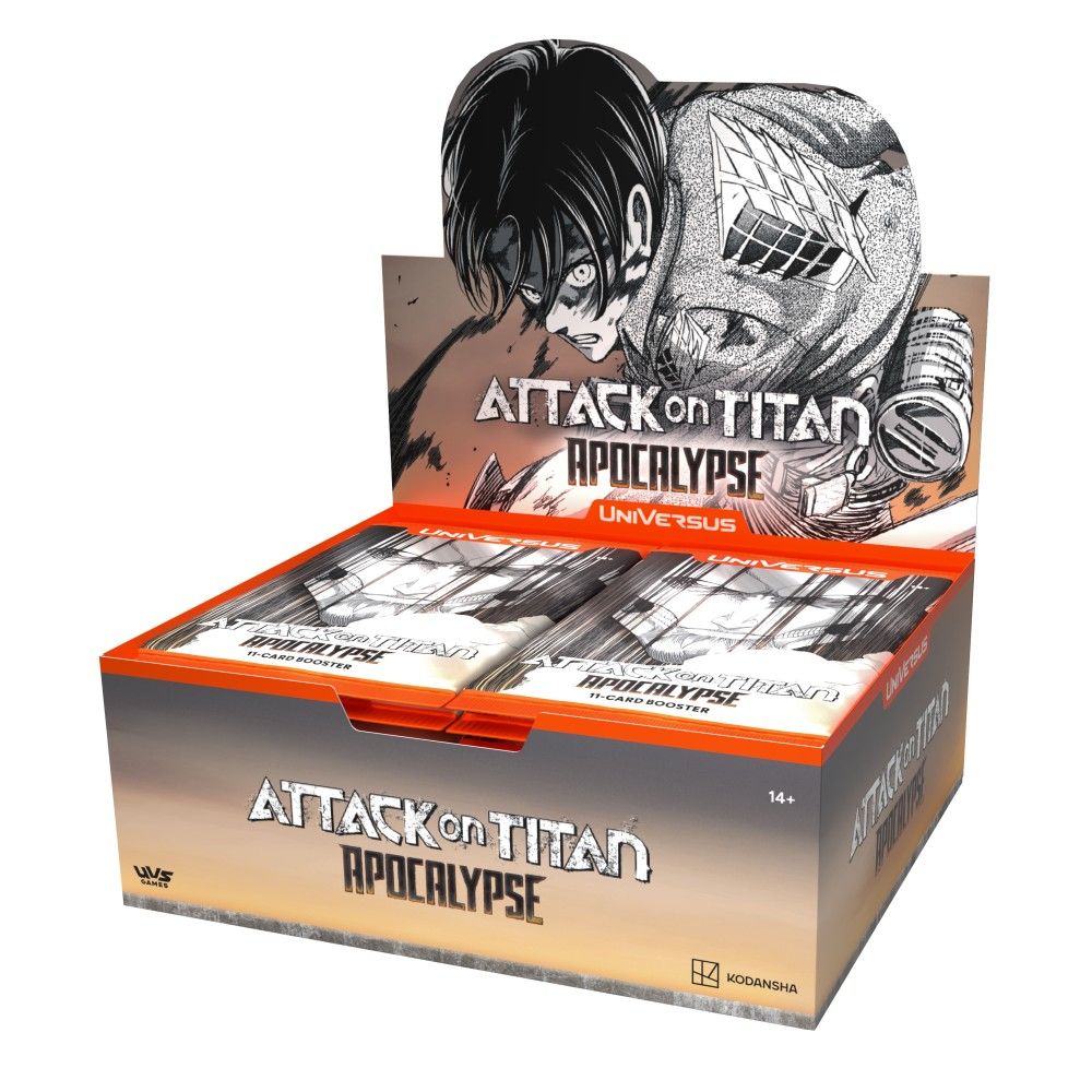 UniVersus CCG: Attack on Titan - Apocalypse Booster Display