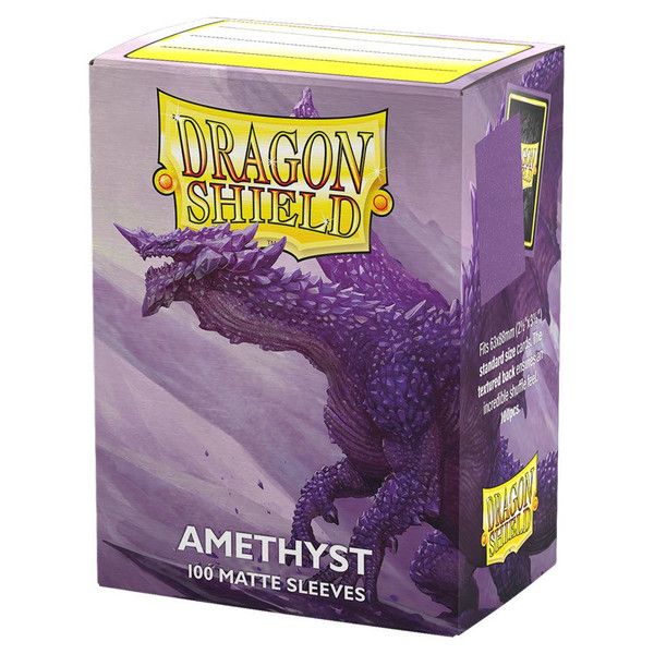 Dragon Shields: (100) Matte Amethyst