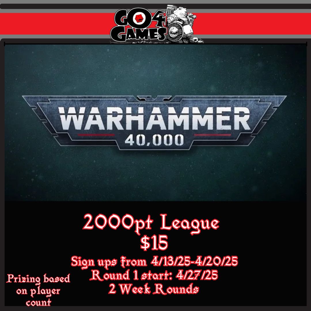 Warhammer 40k League Season 2