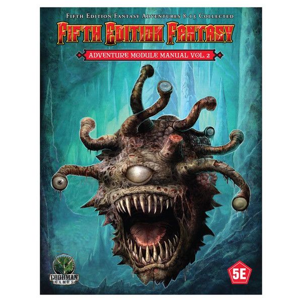 D&amp;D 5E: Fifth Edition Fantasy: Adventue: Compendium of Dungeon Crawls Volume 2