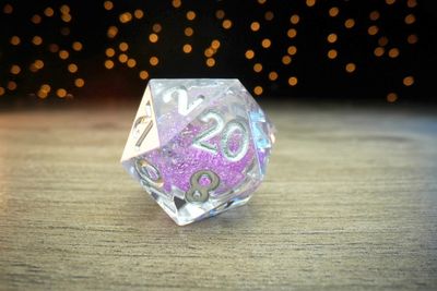 Gen 2 Liquid Core Elixir Dice: Sorcerous Swirl (Single D20)