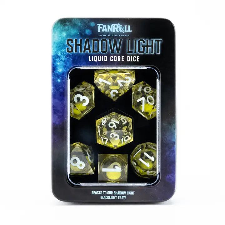 Shadow Light Blacklight Uv Reactive Liquid Core Dice