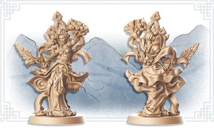 Zombicide: White Death - Chang&#39;E and Hou Yi