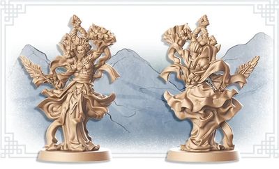Zombicide: White Death - Chang&#39;E and Hou Yi