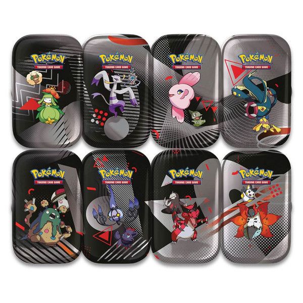 Pokémon TCG: Scarlet &amp; Violet 10.5: Unova Mini Tin Display (8)