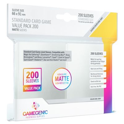 DP: Matte: Standard CG Value Pack (200)