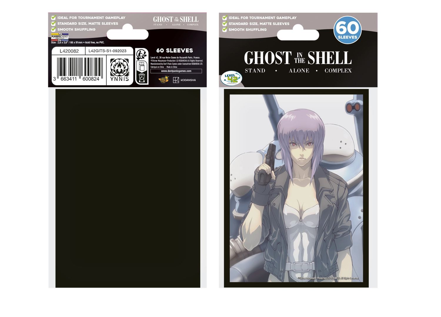 DP: Officially Licensed Ghost in A Shell Std Sleeves - the Major (60)