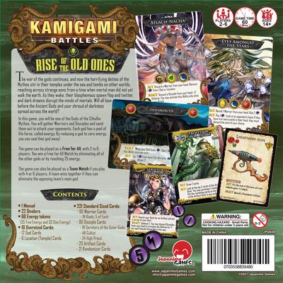Kamigami Battles Rise of the Old Ones - Boardgame