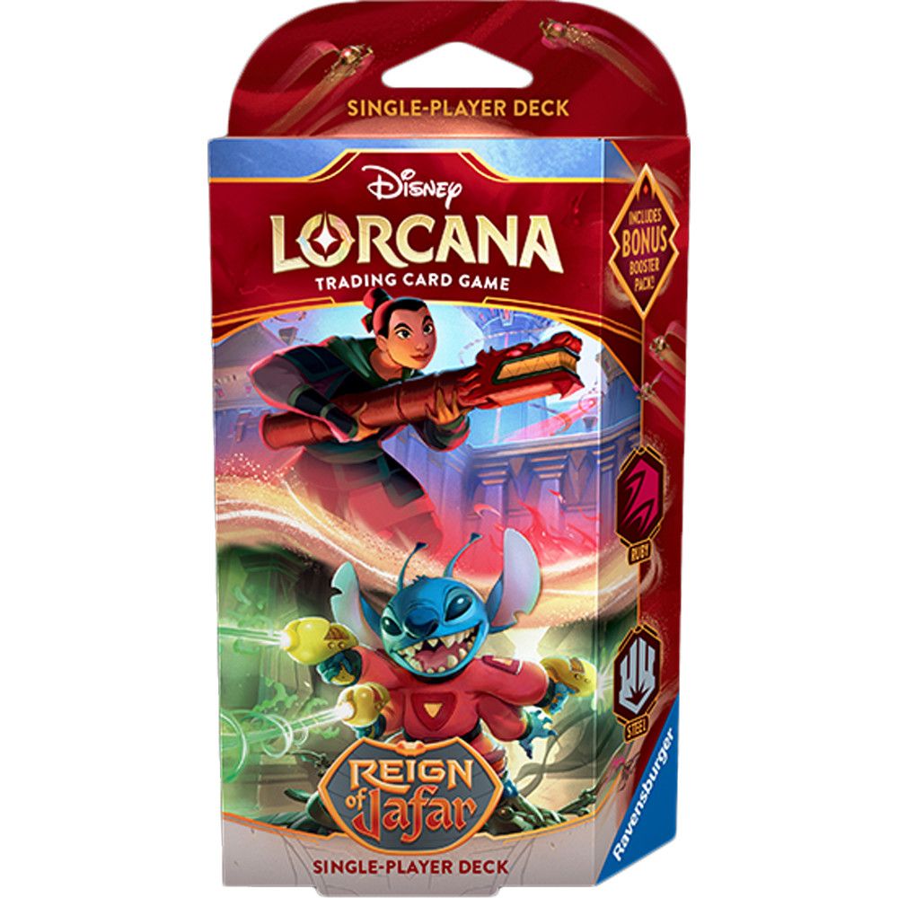 Disney Lorcana TCG: Reign of Jafar - Starter Deck: Ruby &amp; Steel