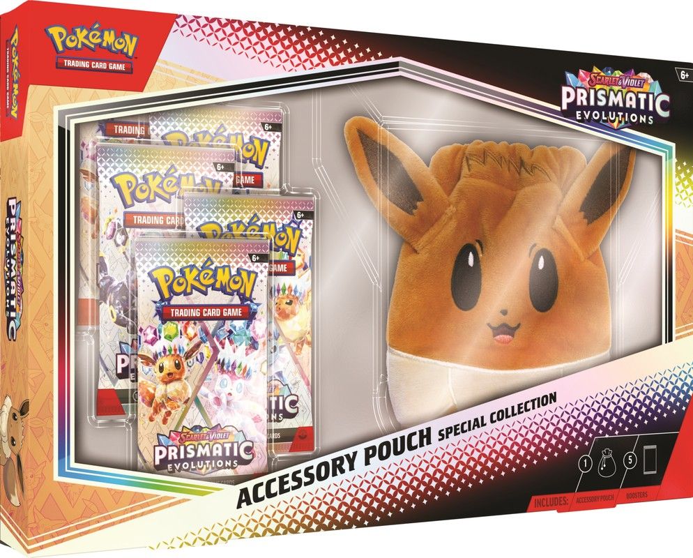 Pokemon TCG: Scarlet &amp; Violet SV8.5 - Prismatic Evolutions Accessory Pouch (Special Collection)