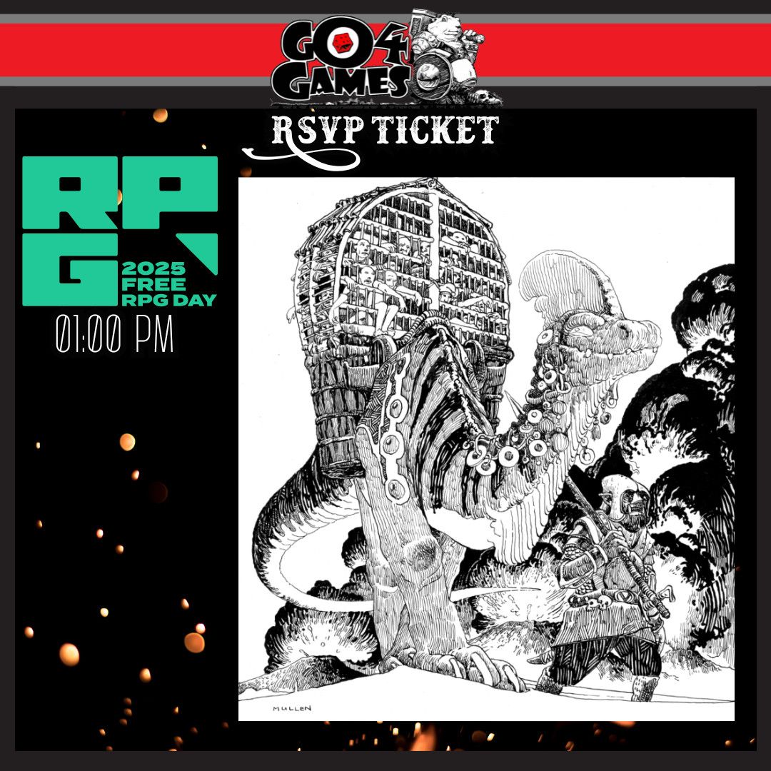 Free RPG Day RSVP: 1300 Dungeon Crawl Classics Race Against Flame