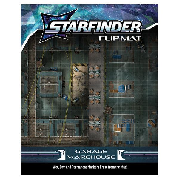 Starfinder 2E: Flip-Mat: Garage Warehouse