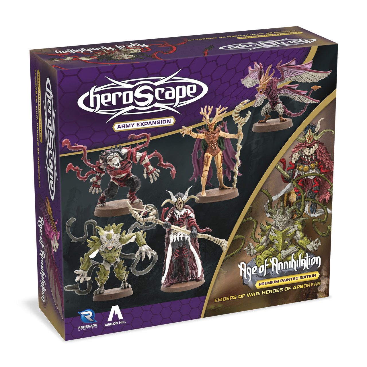 Heroscape: Heroes of Arboreas Army Expansion Painted PRE-ORDER
