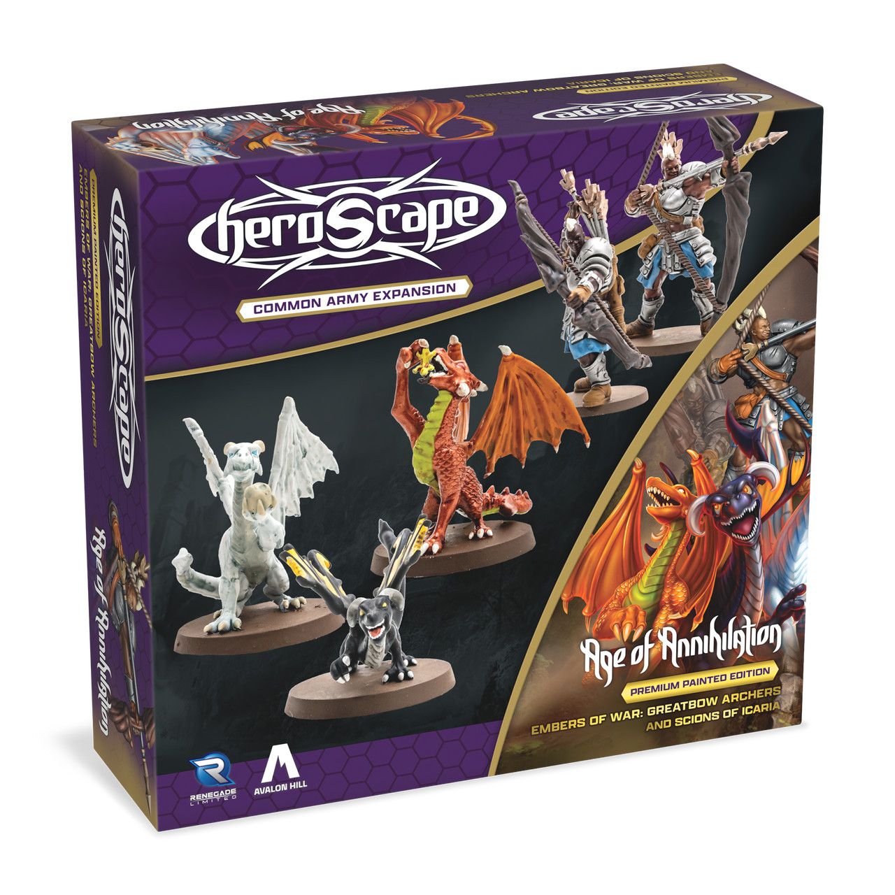 Heroscape: Greatbow Archers &amp; Scions of Icaria Common Army Expansion Painted PRE-ORDER