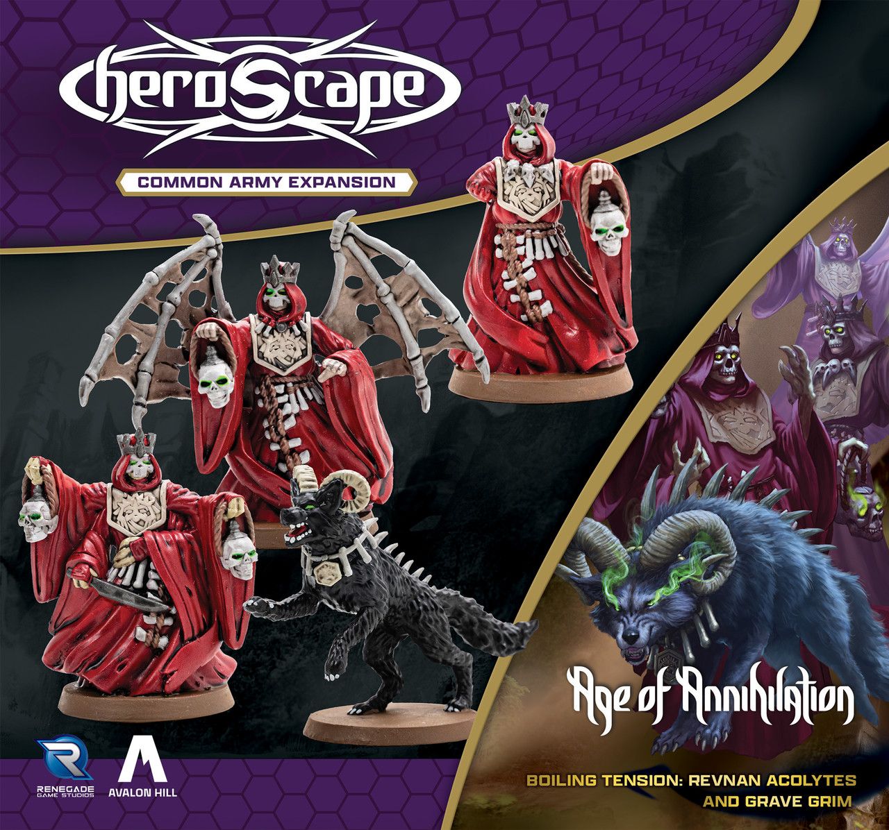 Heroscape: Revnan Acolytes &amp; Grave Grim Common Army Expansion