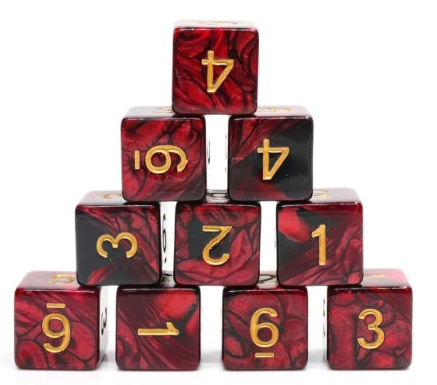 D6 (12): Joker's Wild w/Numbers