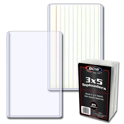 3x5 - Topload Holder (Index Card Size)