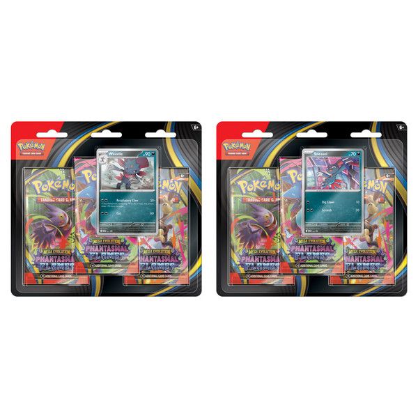 Pokemon Mega Evolutions 2 Phantasmal Flames 3-Pack Blister