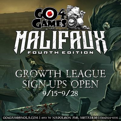 Malifaux 4th Edition Season 1 Growth League
