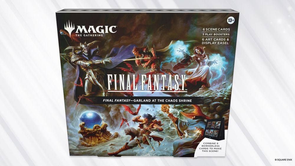 Magic the Gathering CCG: Final Fantasy Scene Box - Garland at the Chaos Shrine