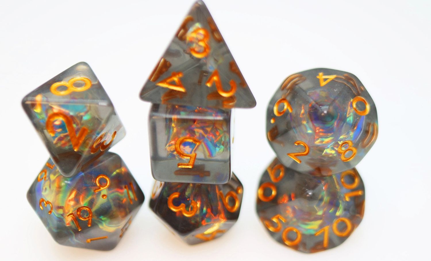 RPG Dice Set: (7-set) Glint of Treasure