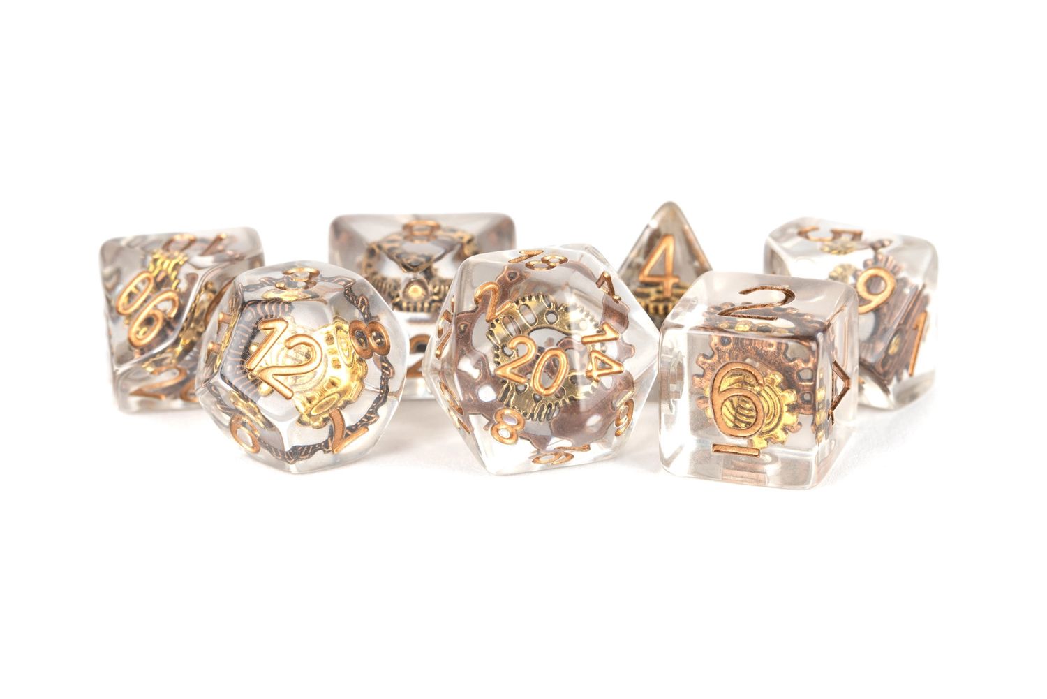 RPG Dice Set (7): Gear Dice