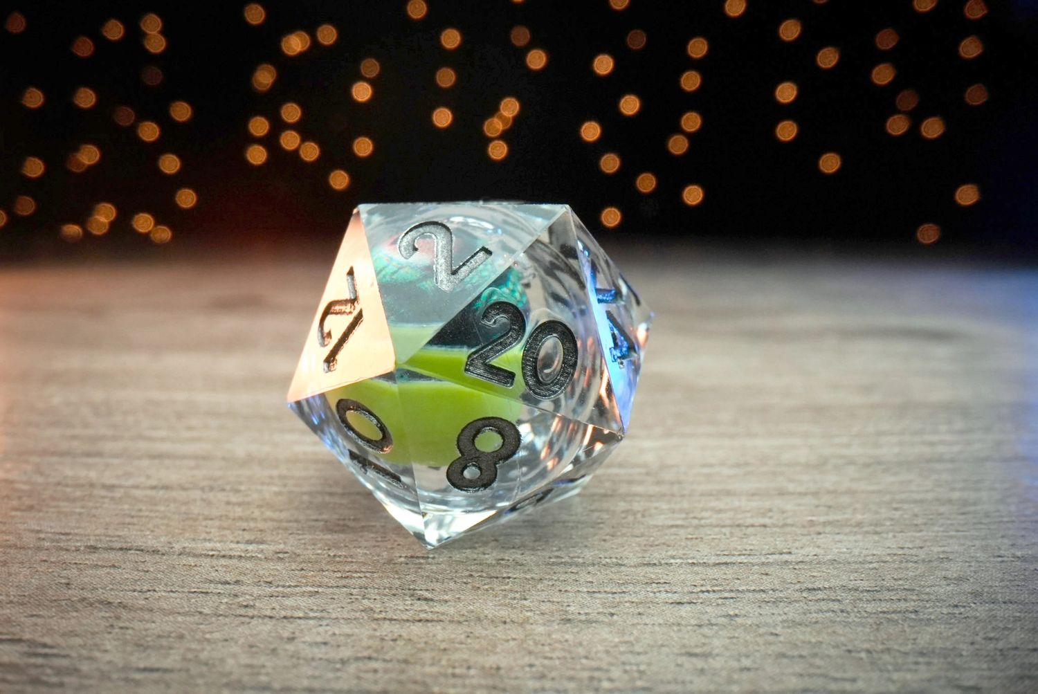 Gen 2 Liquid Core Elixir Dice: Dragon Stare (Single D20)