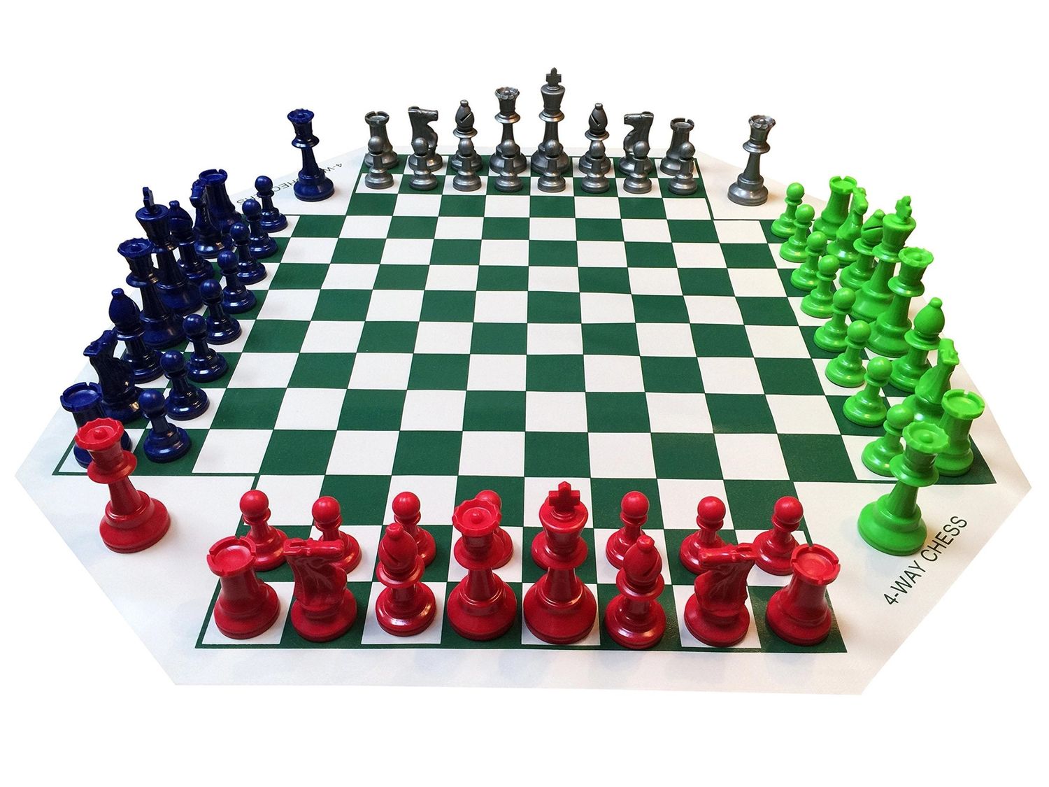 4 Way Chess Set, 3.75 in. King