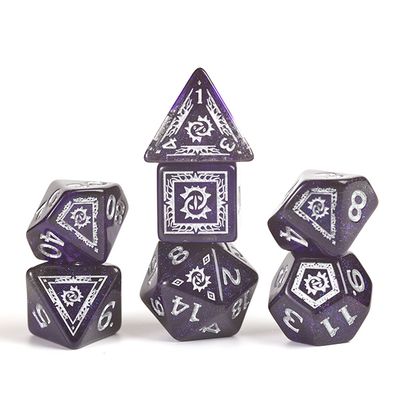 D&amp;D Adventure Dice - Warlock: Purple