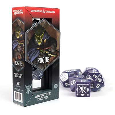 D&amp;D Adventure Dice Set: Rogue- Purple