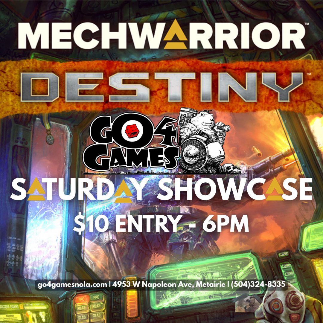 Saturday Showcase: Mechwarrior Destiny - Dark Homecoming 10/11/25