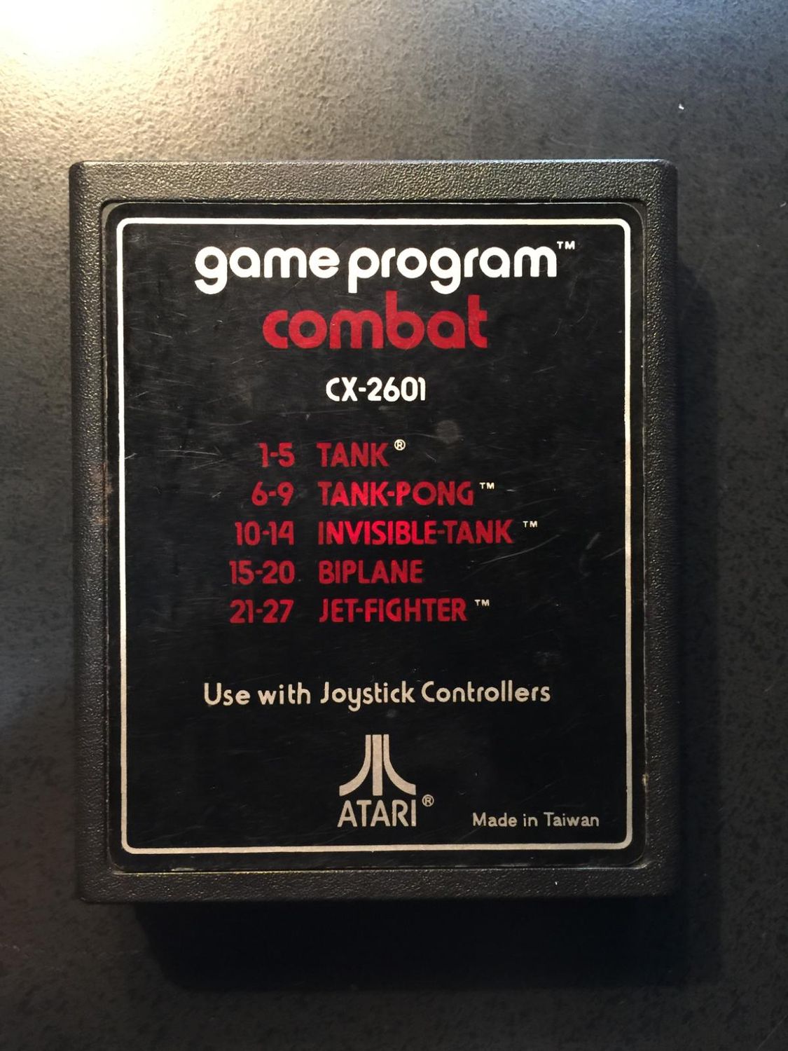 Combat Atari Text Version Loose