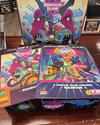 Dinosaur Island Board Game + Totally Liquid Expansion