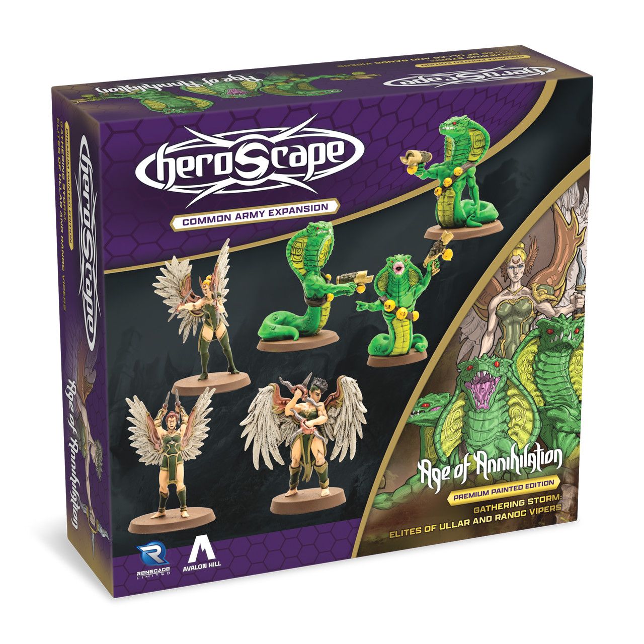 Heroscape: Elites of Ullar &amp; Ranoc Vipers Common Army Expansion Painted PRE-ORDER